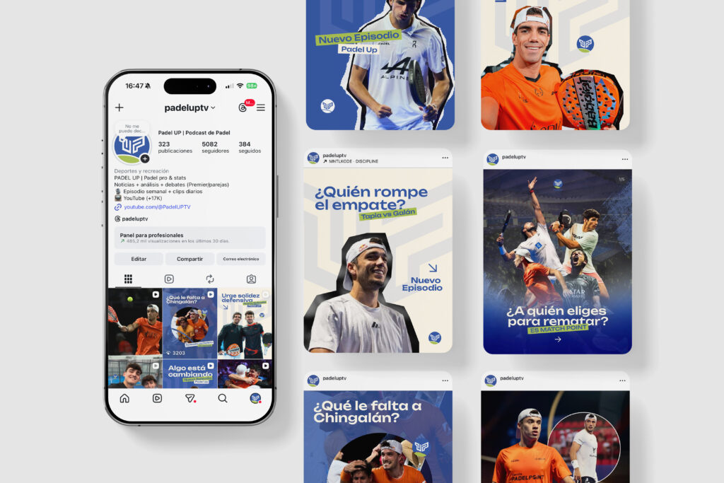 Social media para Padel Up